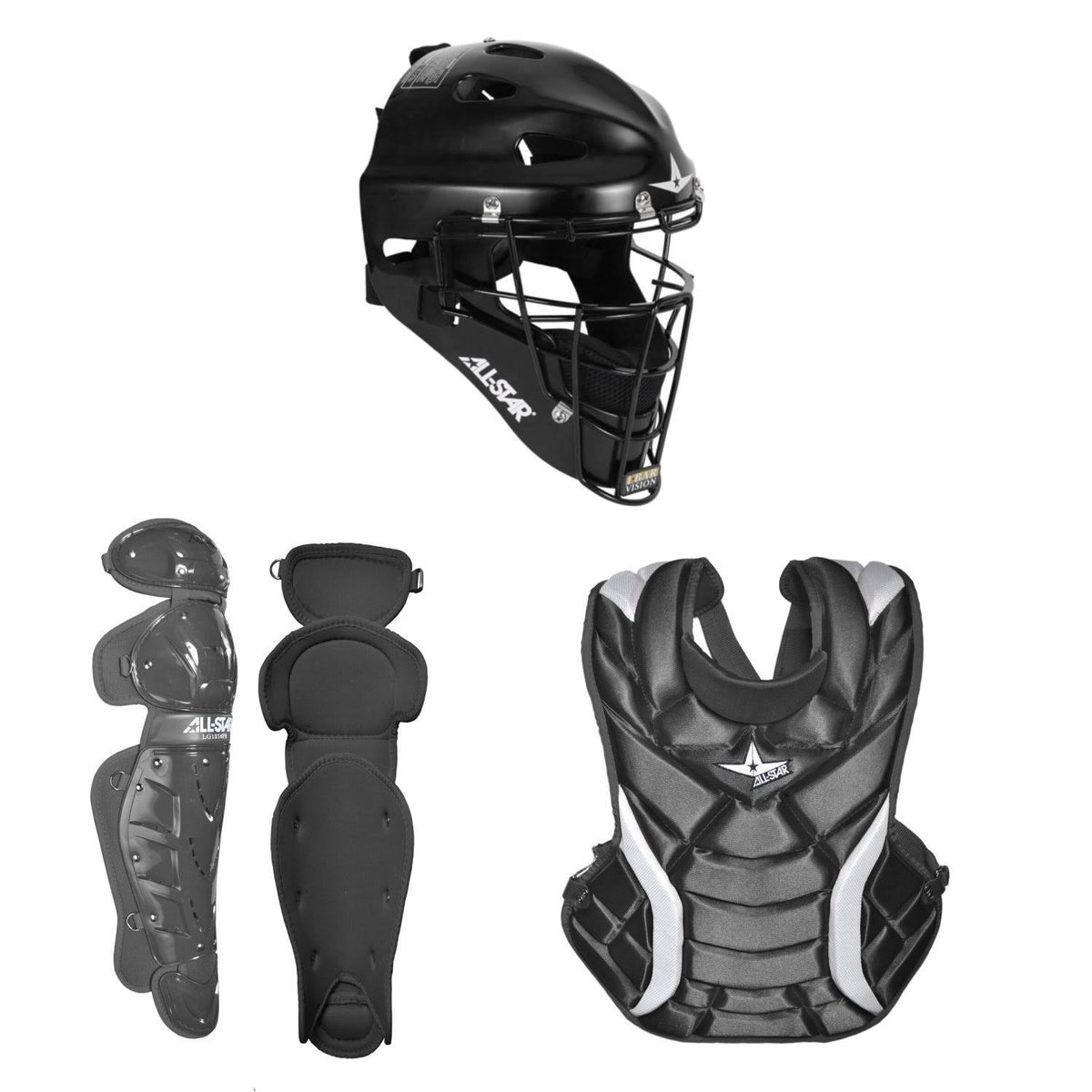 Black Fastpitch Catcher's Set L7823