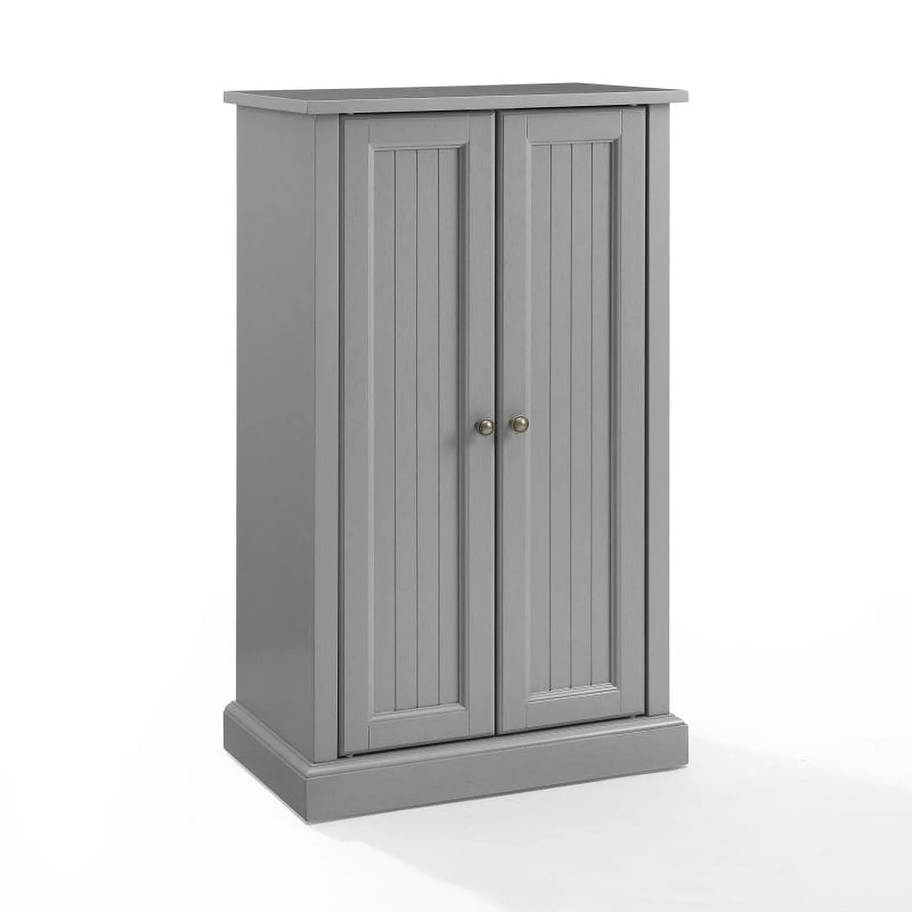 Distressed Gray Accent Cabinet J711469