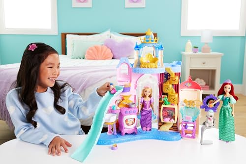 Disney Princess Pet Castle Playset with 7 Play Areas W479467