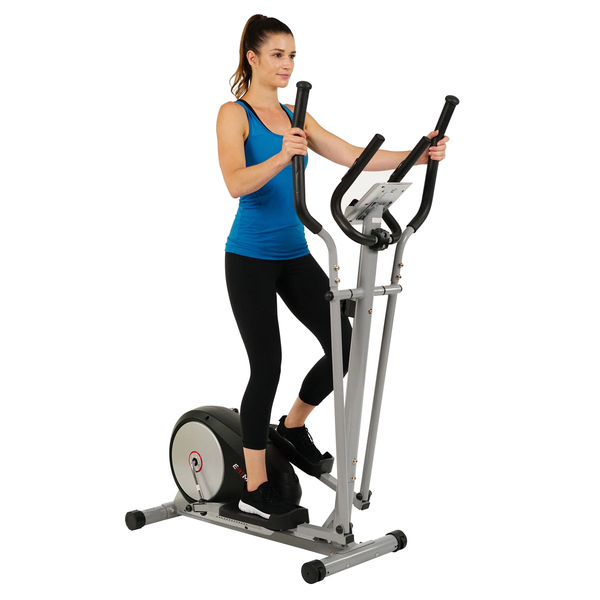 Magnetic Elliptical Trainer with LCD Monitor and Pulse Rate Grips K477