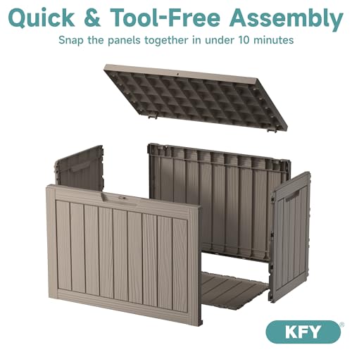30 Gallon Waterproof Resin Deck Box L281
