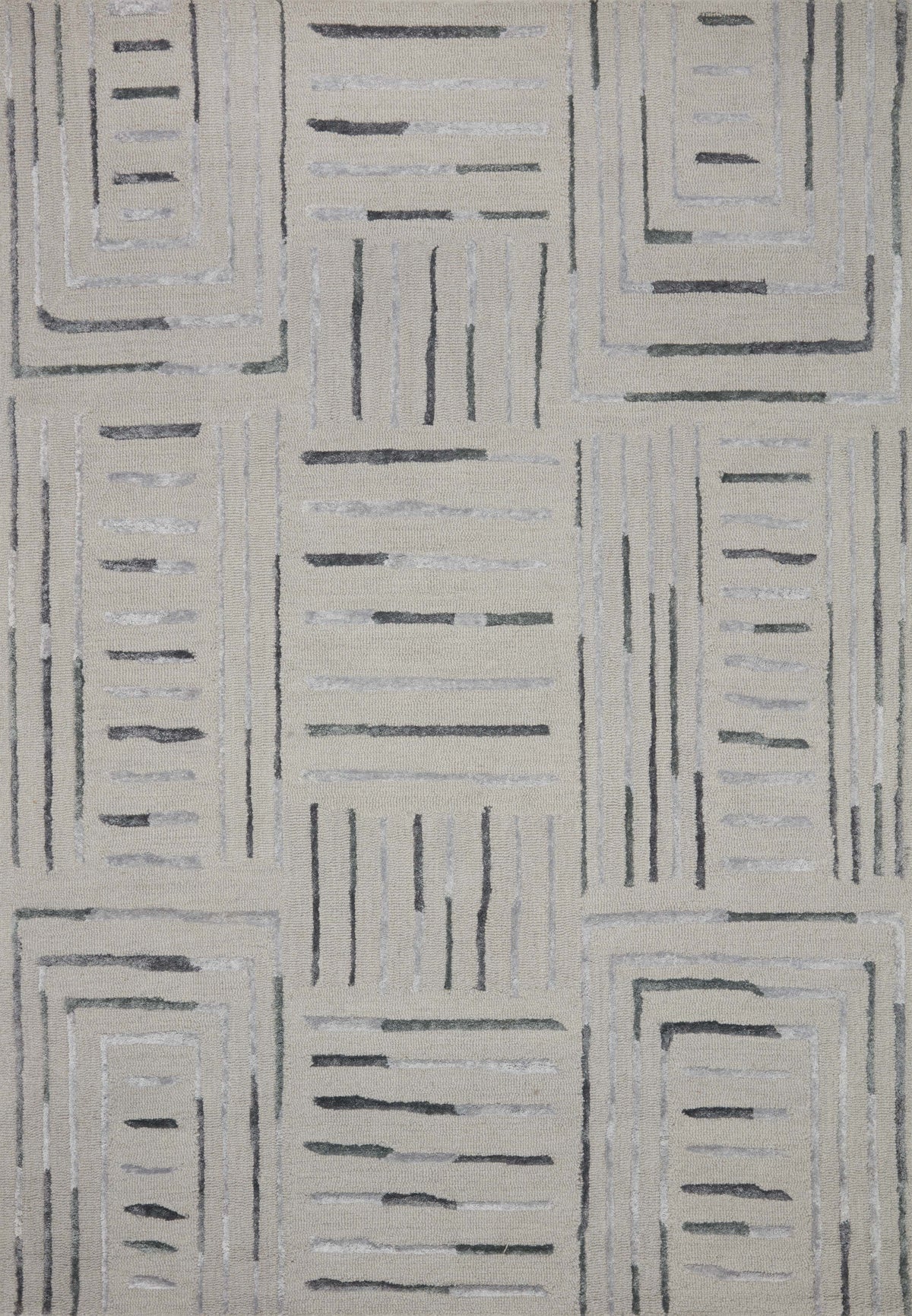Silver Slate 7'9 x 9'9 Rug N876