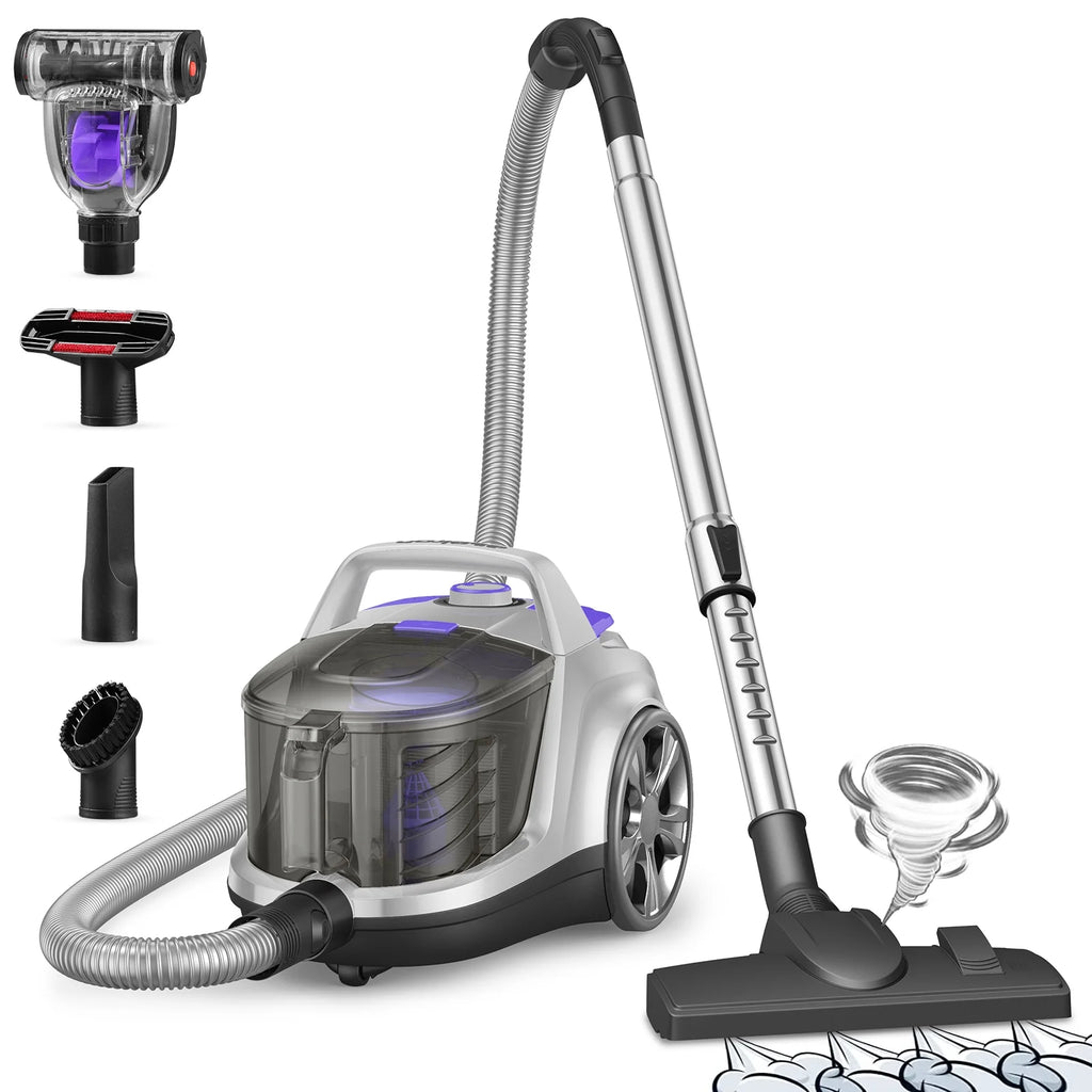 1200W 3.6QT Bagless Canister Vacuum Cleaner V55763