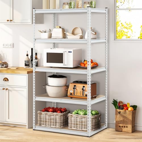 5-Tier Adjustable Heavy Duty Storage Shelves F62914