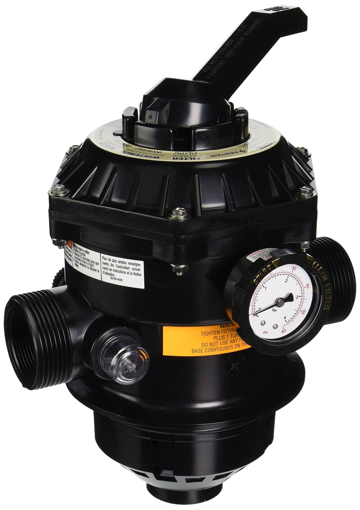 6-Way Clamp Style Valve Replacement Pool or Spa Sand Filter Q1108