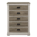 1pc Two-Tone Chest with Storage Drawers Z600
