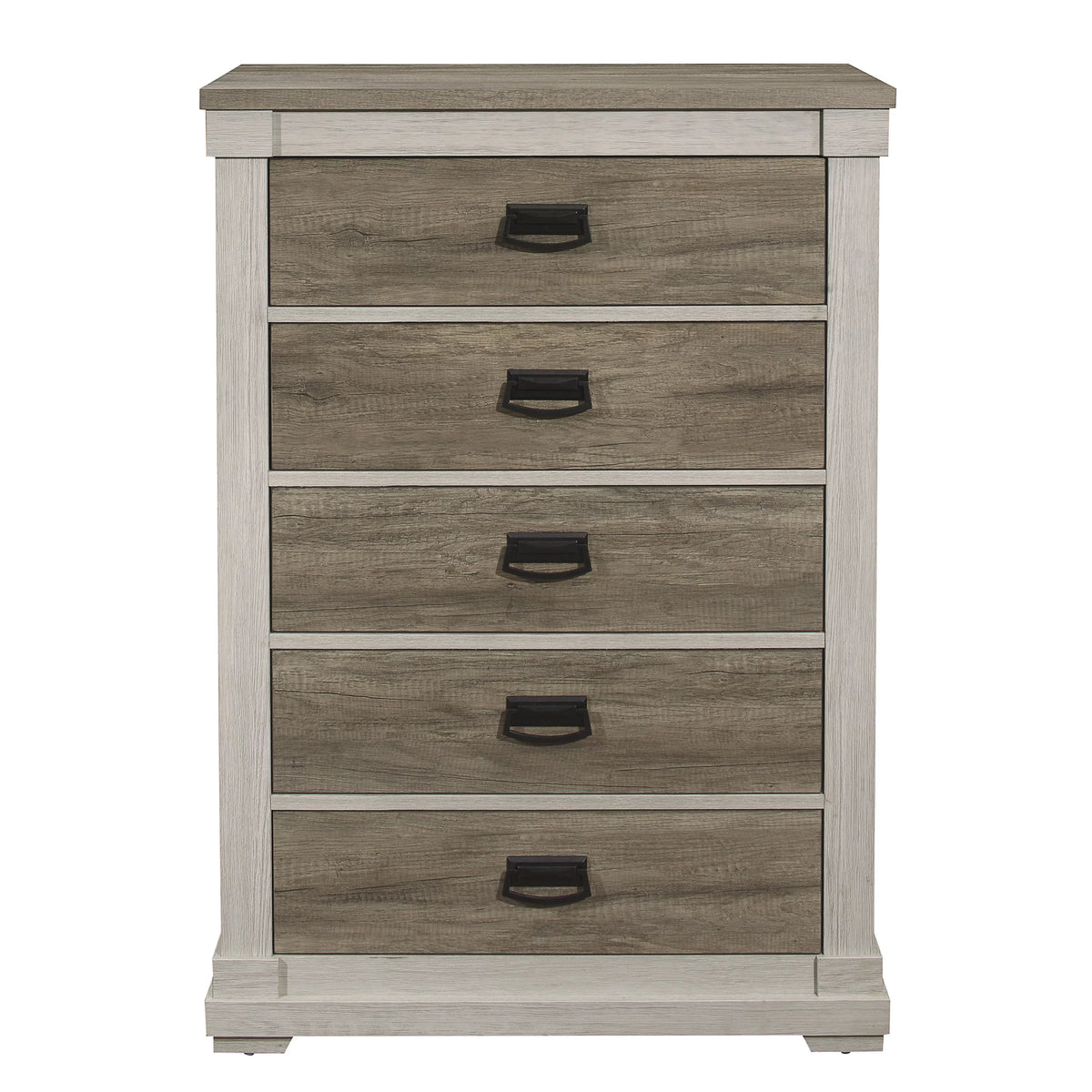 1pc Two-Tone Chest with Storage Drawers Z600