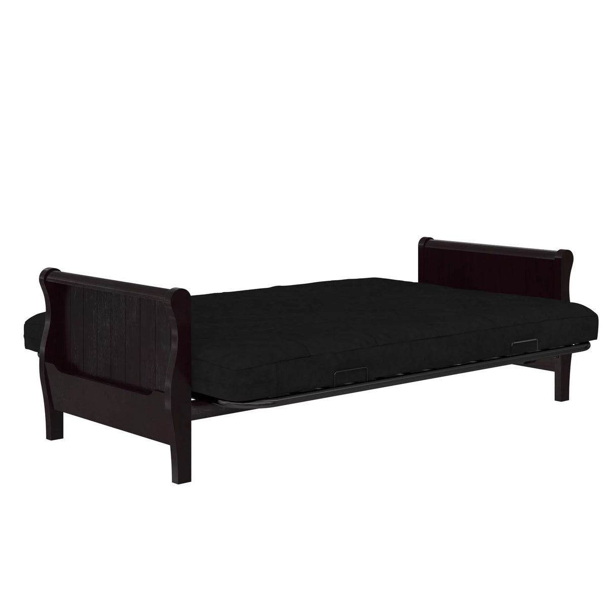 Black Full Size Quilted Microfiber Futon Mattress I951
