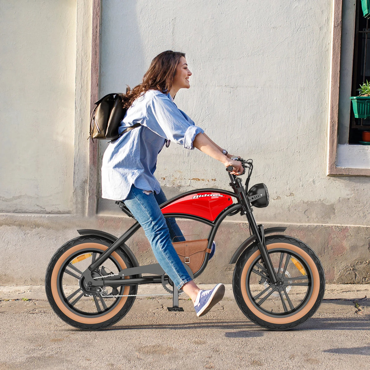 Electric E-bike with 26 Fat Tires & 7-Speeds T227