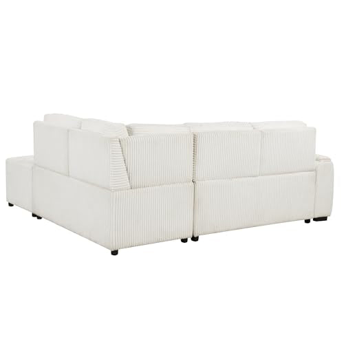 Reversible Sleeper Sectional Sofa with Storage Chaise Z3284