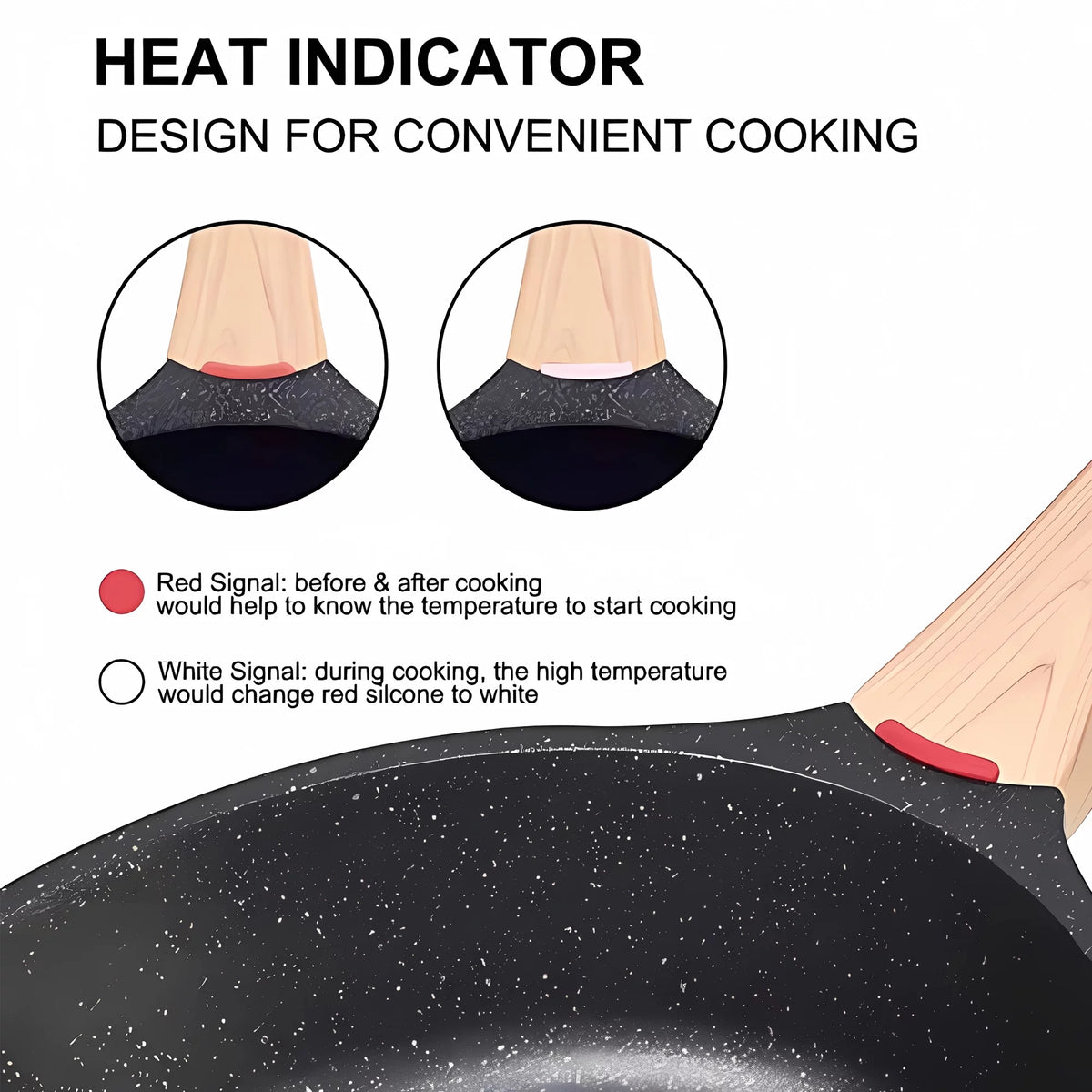 12 Inch Non Stick Granite Aluminum Frying Pan K109933