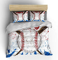 Full Size 3 Piece Baseball Bedding Sets M94186