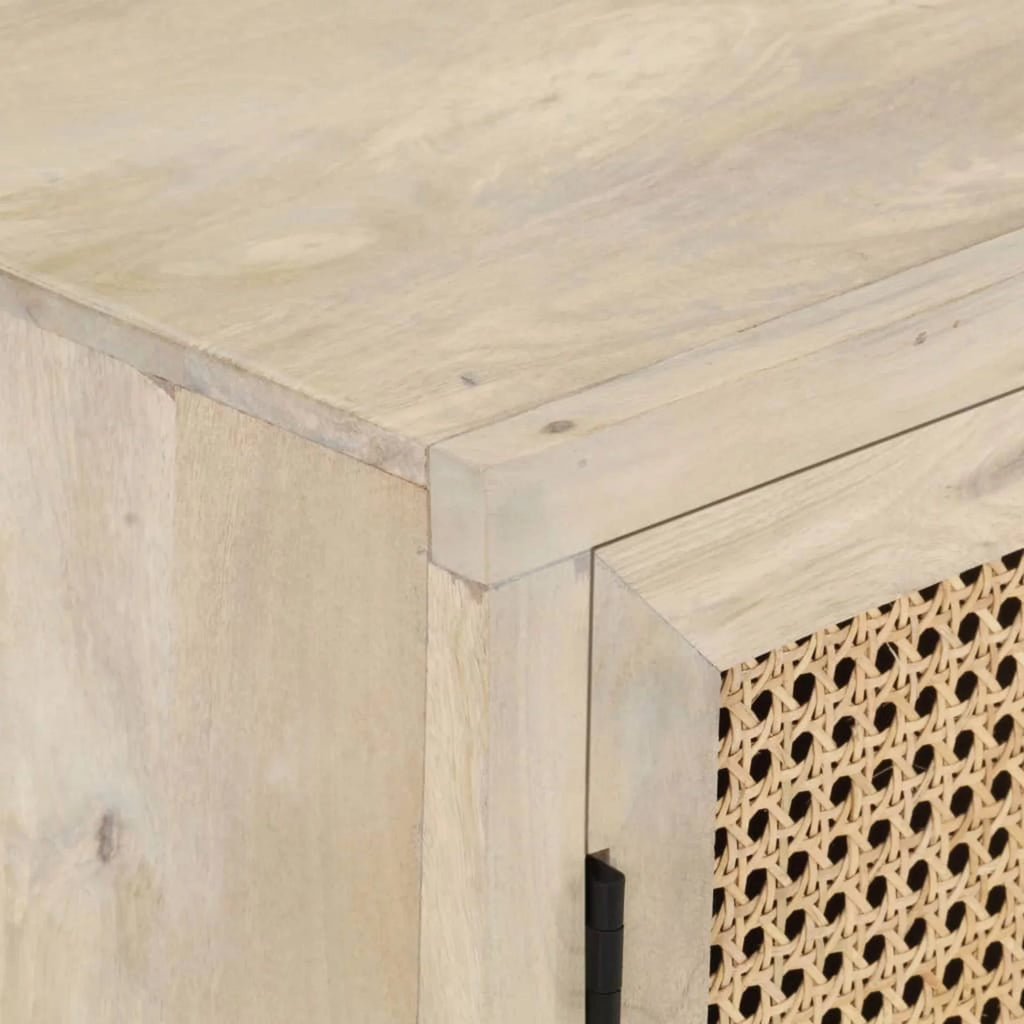 Solid Mango Wood and Natural Cane Sideboard H479600
