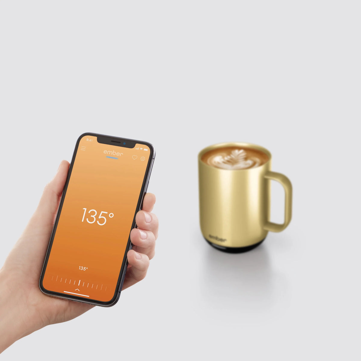 10 oz Copper Temperature Control Smart Mug Y80069