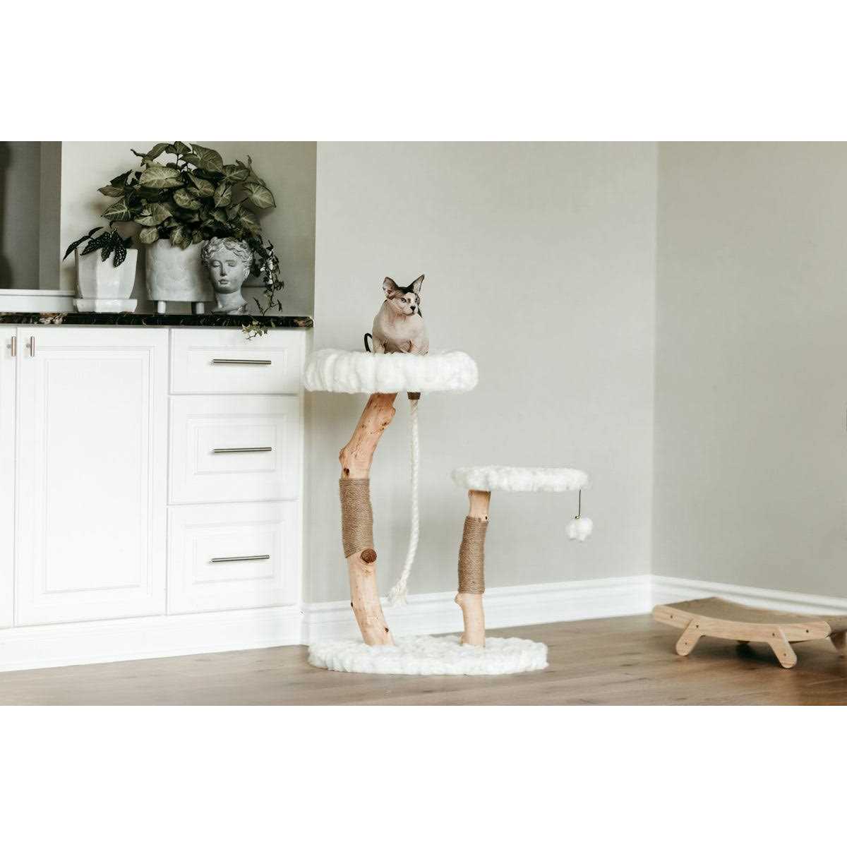 Modern Wooden Cat Tree A8065