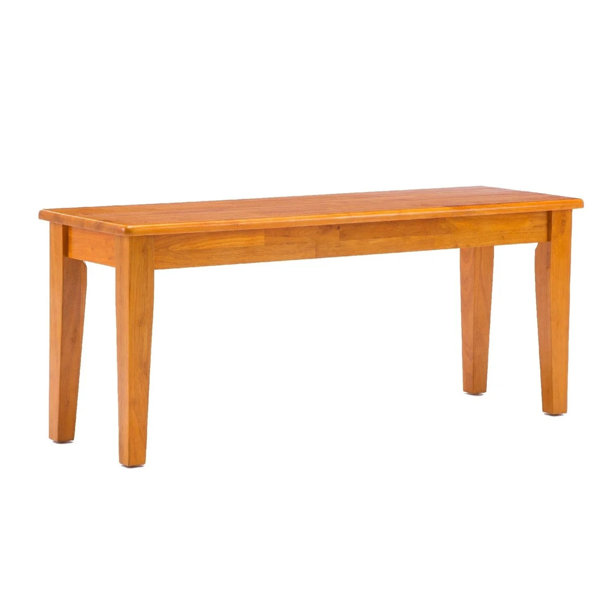 Oak Brown Wood Dining Bench L68772