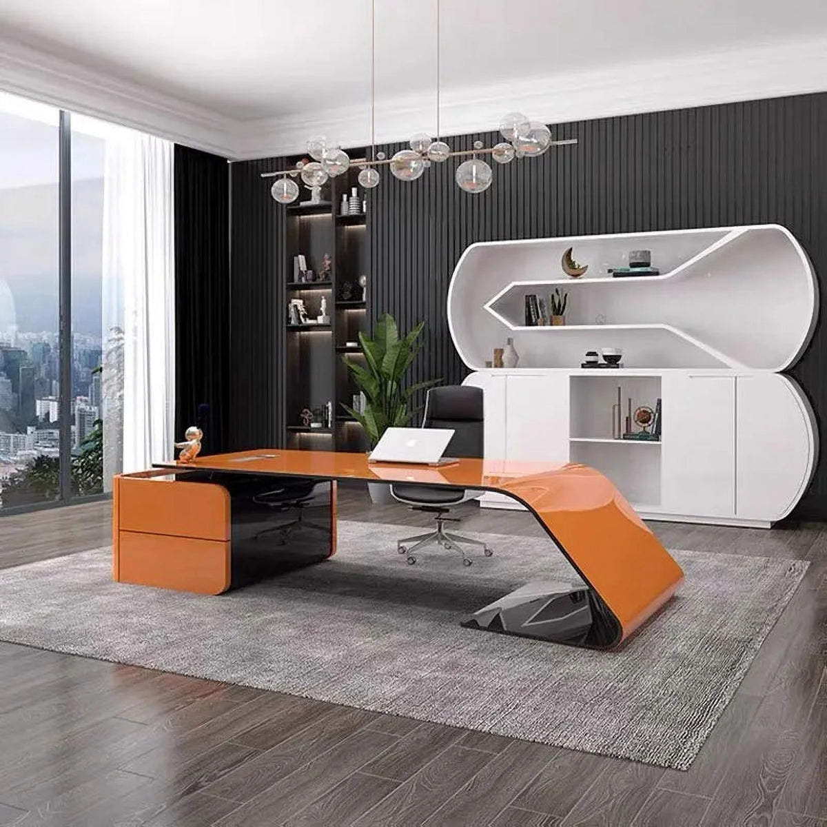 Executive Office Desk with Laptop Stand L6340