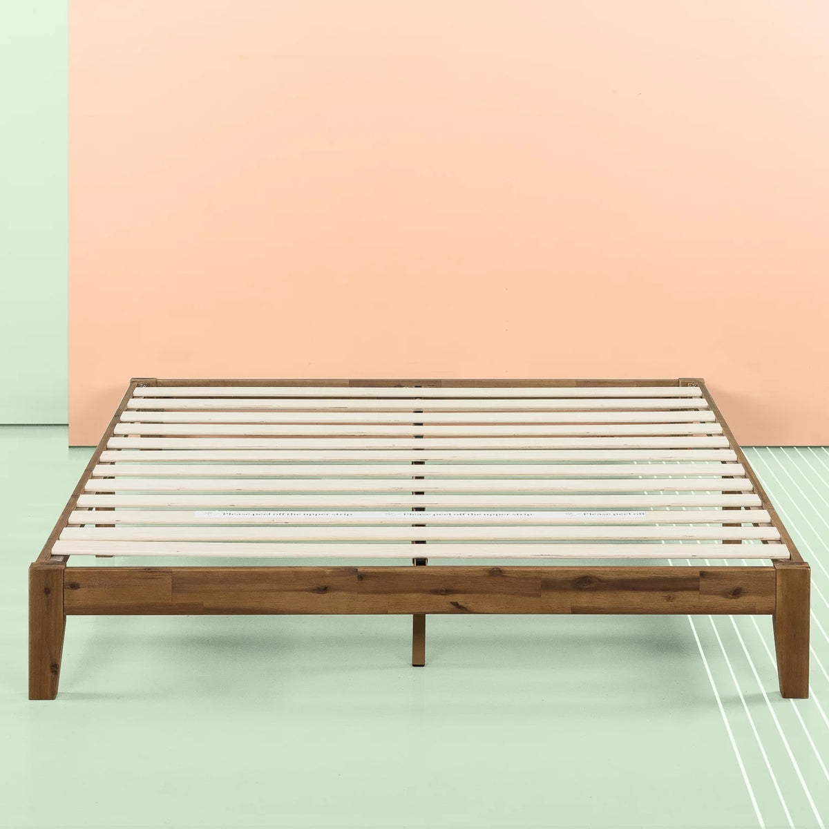10" Wood Platform Bed Frame, Queen J624280