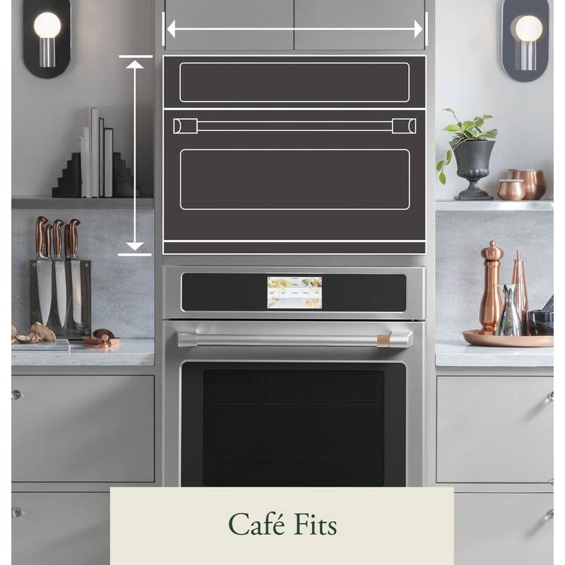 Smart Electric Wall Oven and Microwave Combo in Matte Black L655997