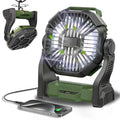 Portable Rechargeable Fan with LED Lantern V172