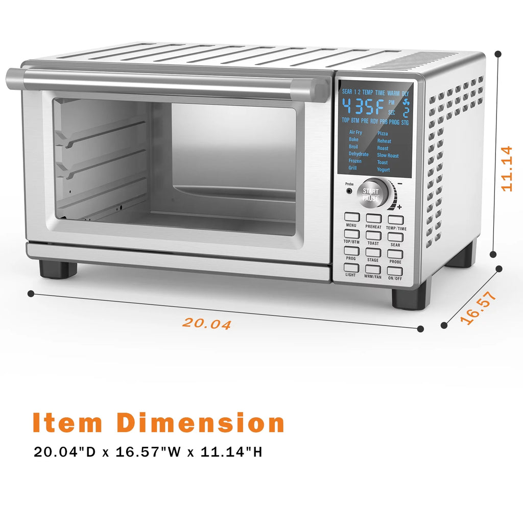 30-Qt 12-in-1 Air Fryer Toaster Oven Y82881