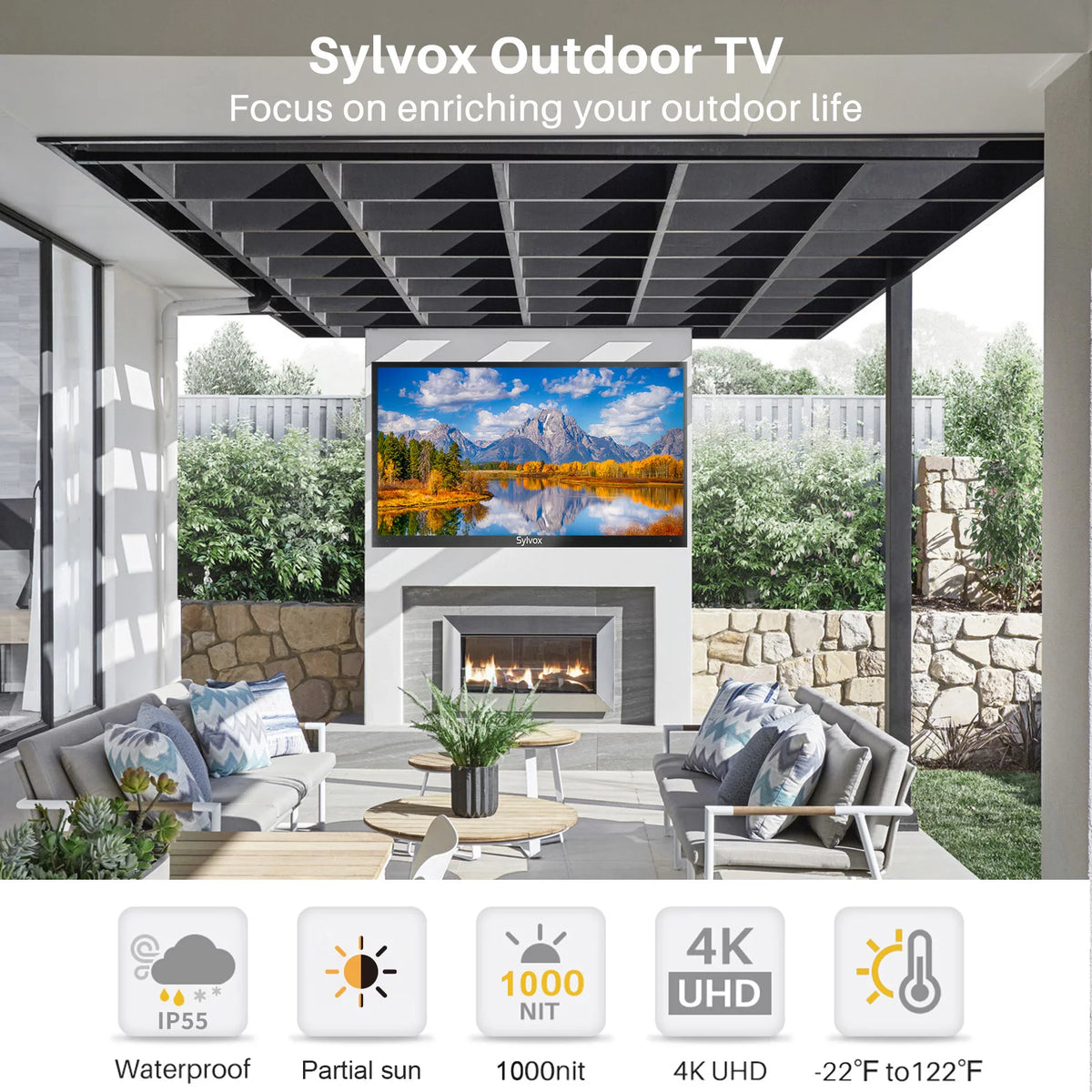 43 inch 4K LED Waterproof Outdoor TV E5071