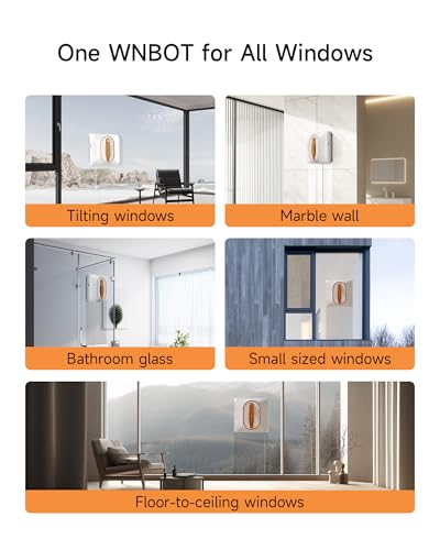 Window Cleaning Robot with Dual Water Spray 6000Pa Suction Power L730566