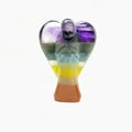 Crystal Gemstone Hand Carved Chakra Angel S899
