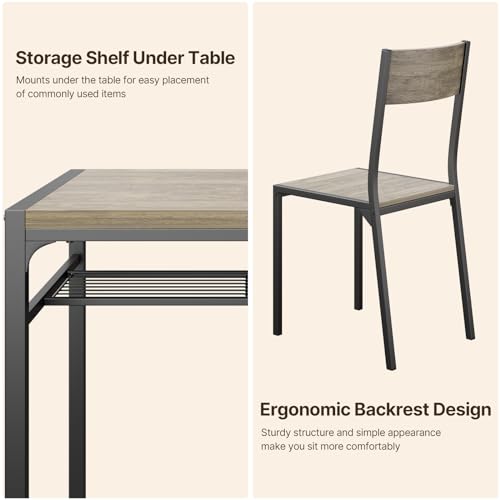 Kitchen Table and 2 Chairs with Bench D660516