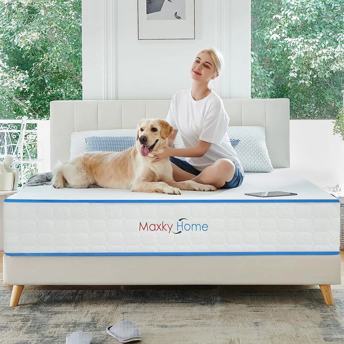 Queen Size Gel Memory Foam Hybrid Mattress H6378