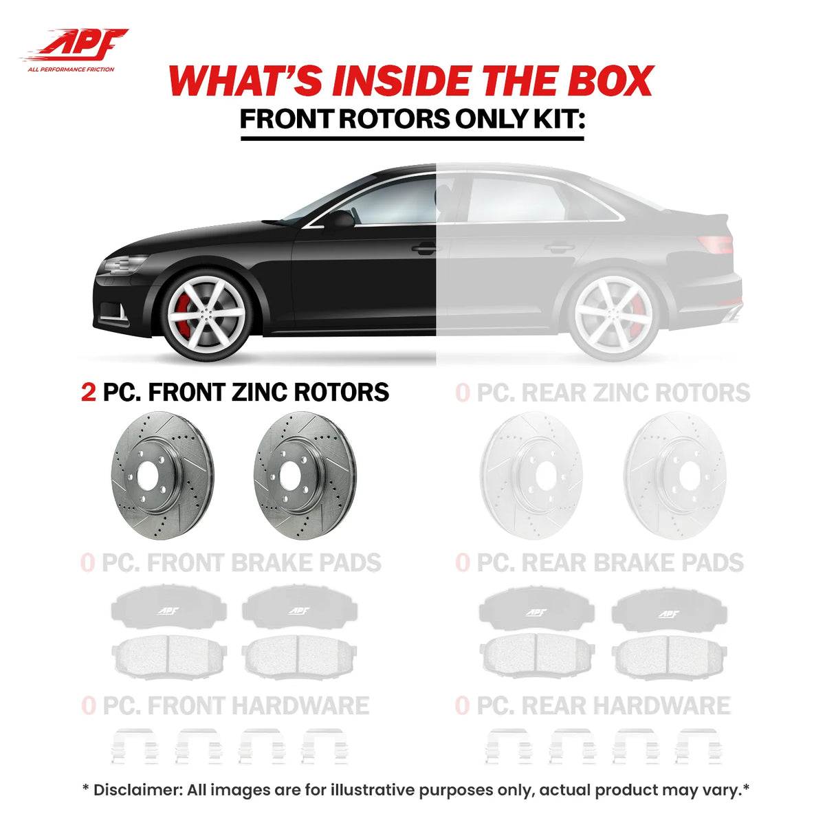 Drilled/Slot Brake Rotors H3225