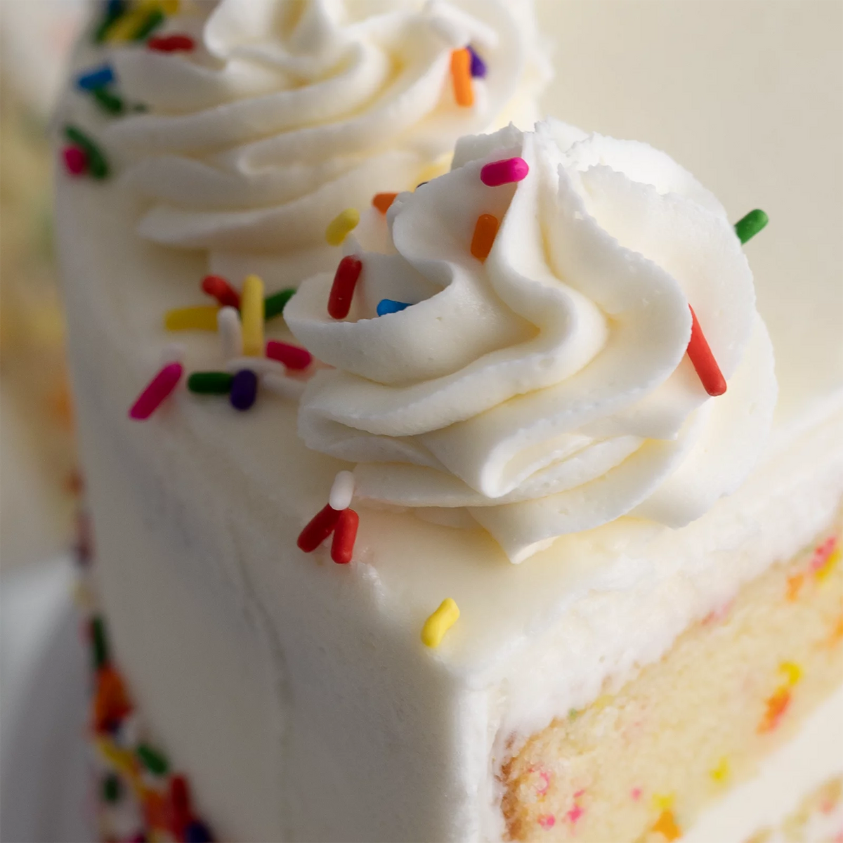 Vanilla Confetti Cake Large 10” Size N34788