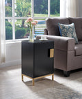 Wood Accent Cabinet Side Table P99359