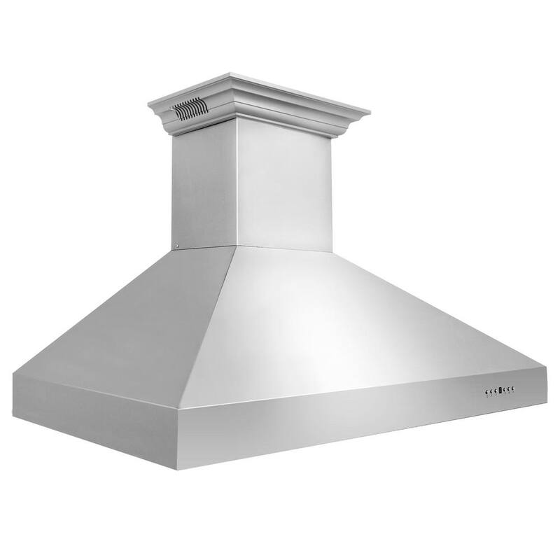 60 in. 700 CFM Ducted Wall Mount Range Hood in Stainless Steel T7033