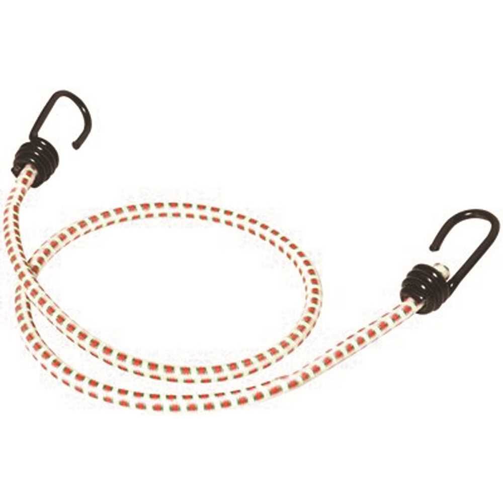 8mm Bungee Cord with Hardened Wire Hook Pack of 25 M98640