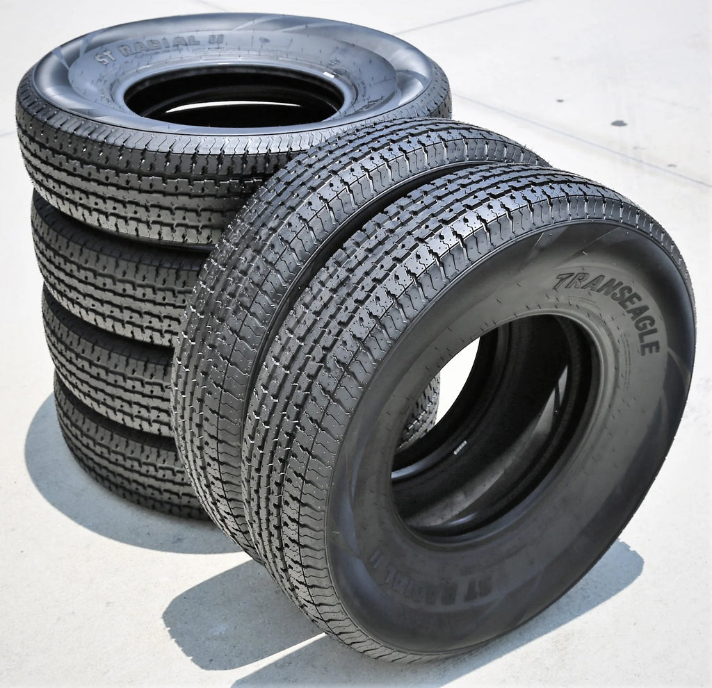 Pair of 2 Steel Belted ST 205/75R15 Load E Trailer Tires Q31691