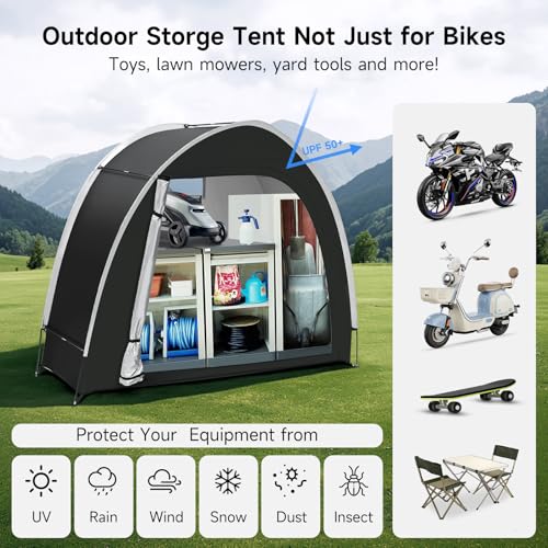 Bike Storage Tent with 210D Oxford Fabric Waterproof Q8115