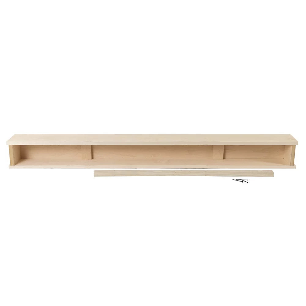 48" Maple Wood Fireplace Mantel Shelf H382