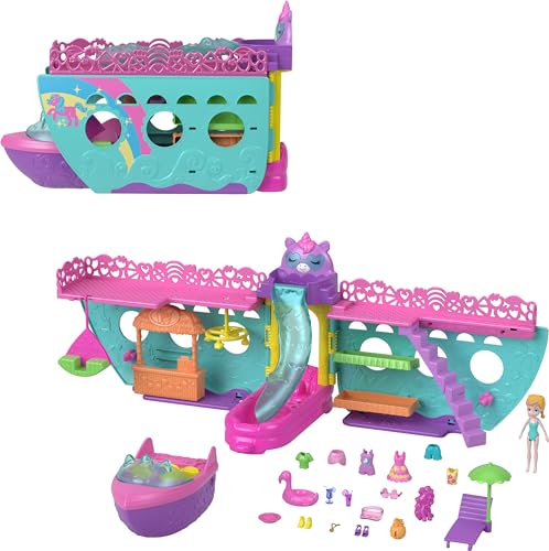 Portable Boat Playset with Water Play and Color Change Accessories U94793