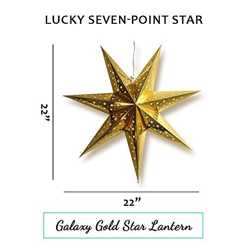 Paper Star Lantern Decoration 7-Point V57485