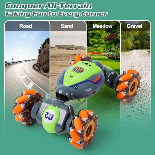 Gesture Sensing RC Stunt Car with Light & Music U8554