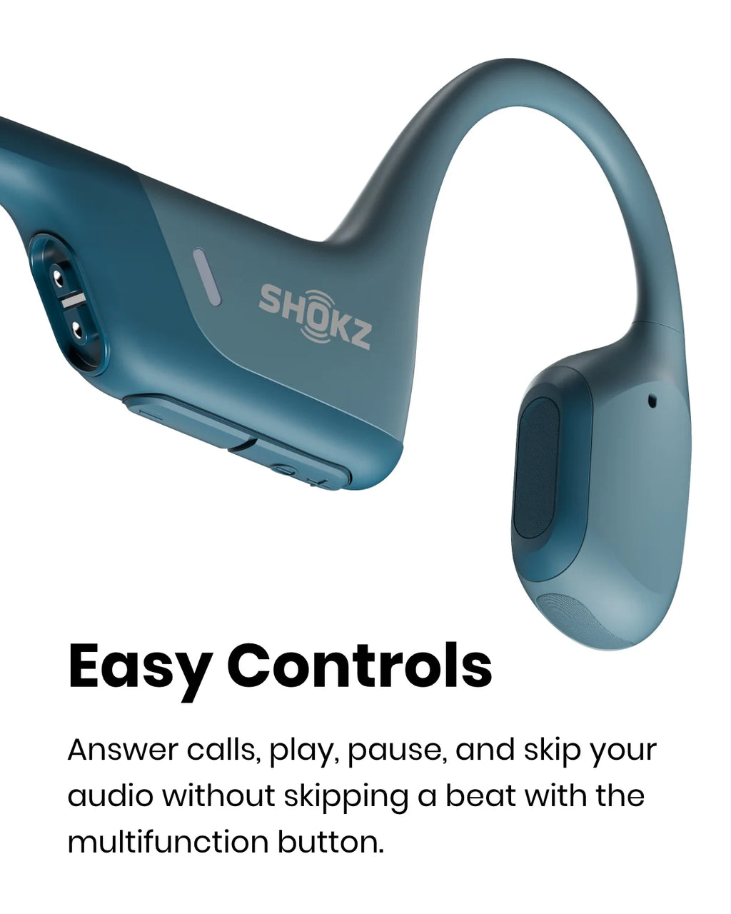 Black Bone Conduction Open Ear Bluetooth Headphones U90304