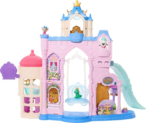 Disney Princess Pet Castle Playset with 7 Play Areas W479467