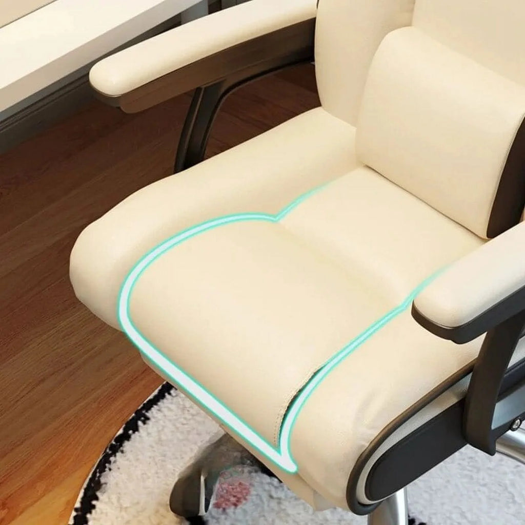 Ergonomic Reclining Leather Office Chair H413026