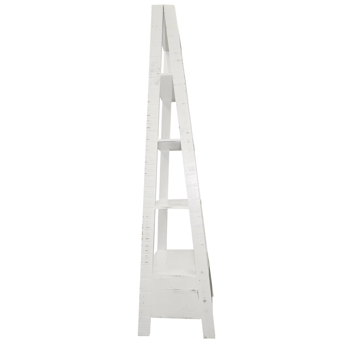 4 Shelf Wooden Ladder Bookcase with Drawer L16100