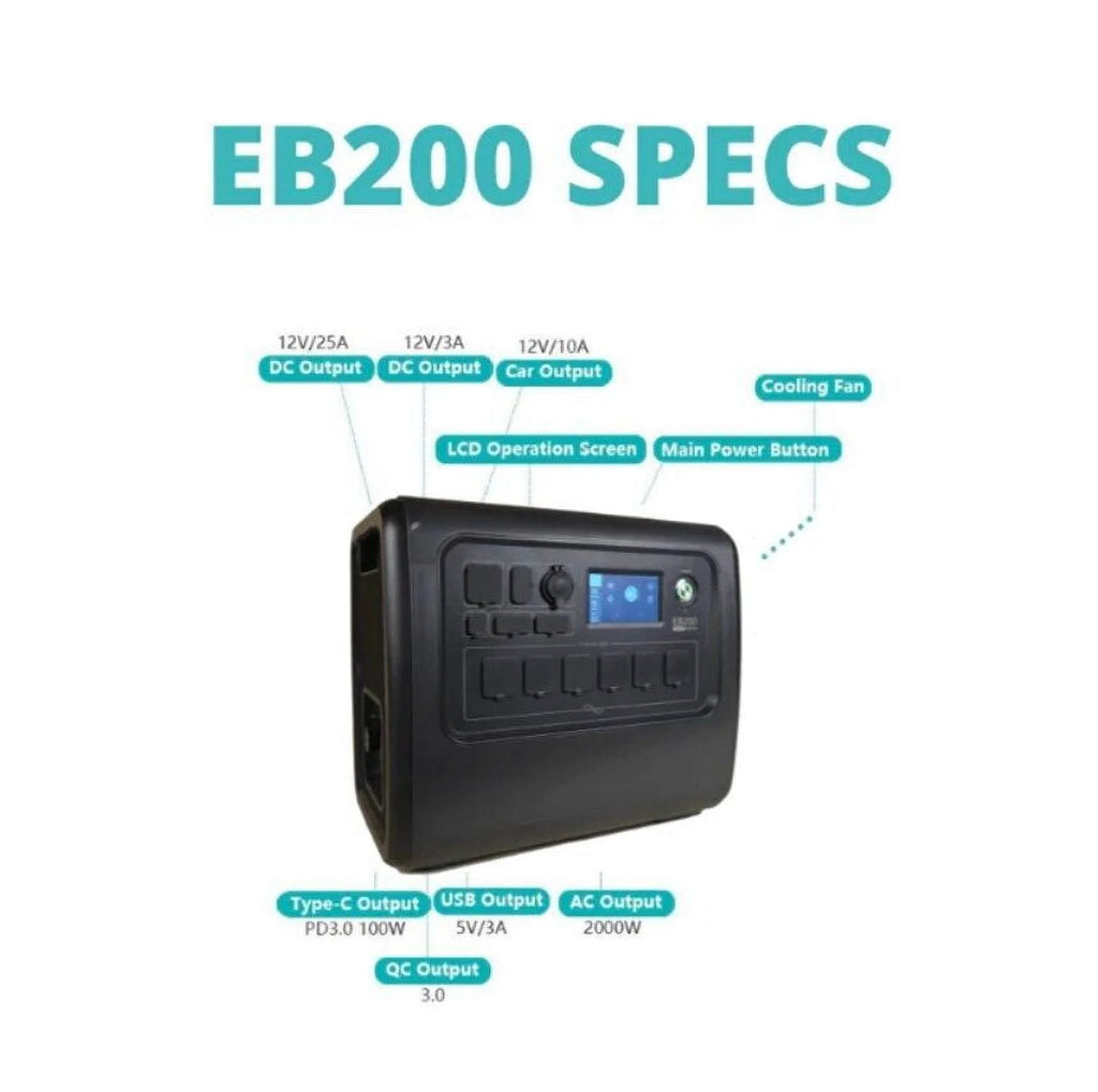 2000W Power Station Solar Generator L349