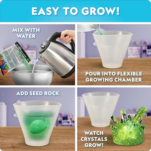 Crystal Growing Kit with Light-Up Stand U6857