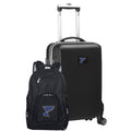 Black 2-Piece Backpack and Carry on Set W3383
