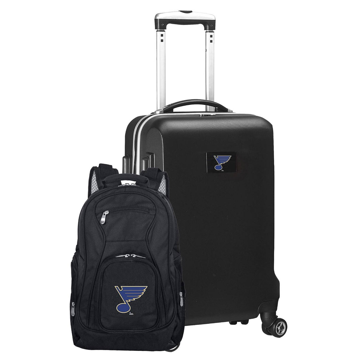 Black 2-Piece Backpack and Carry on Set W3383