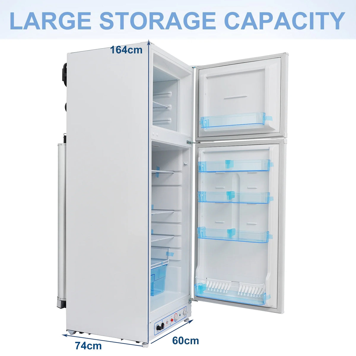9.4 Cu ft Propane Refrigerator AC 110V O17341